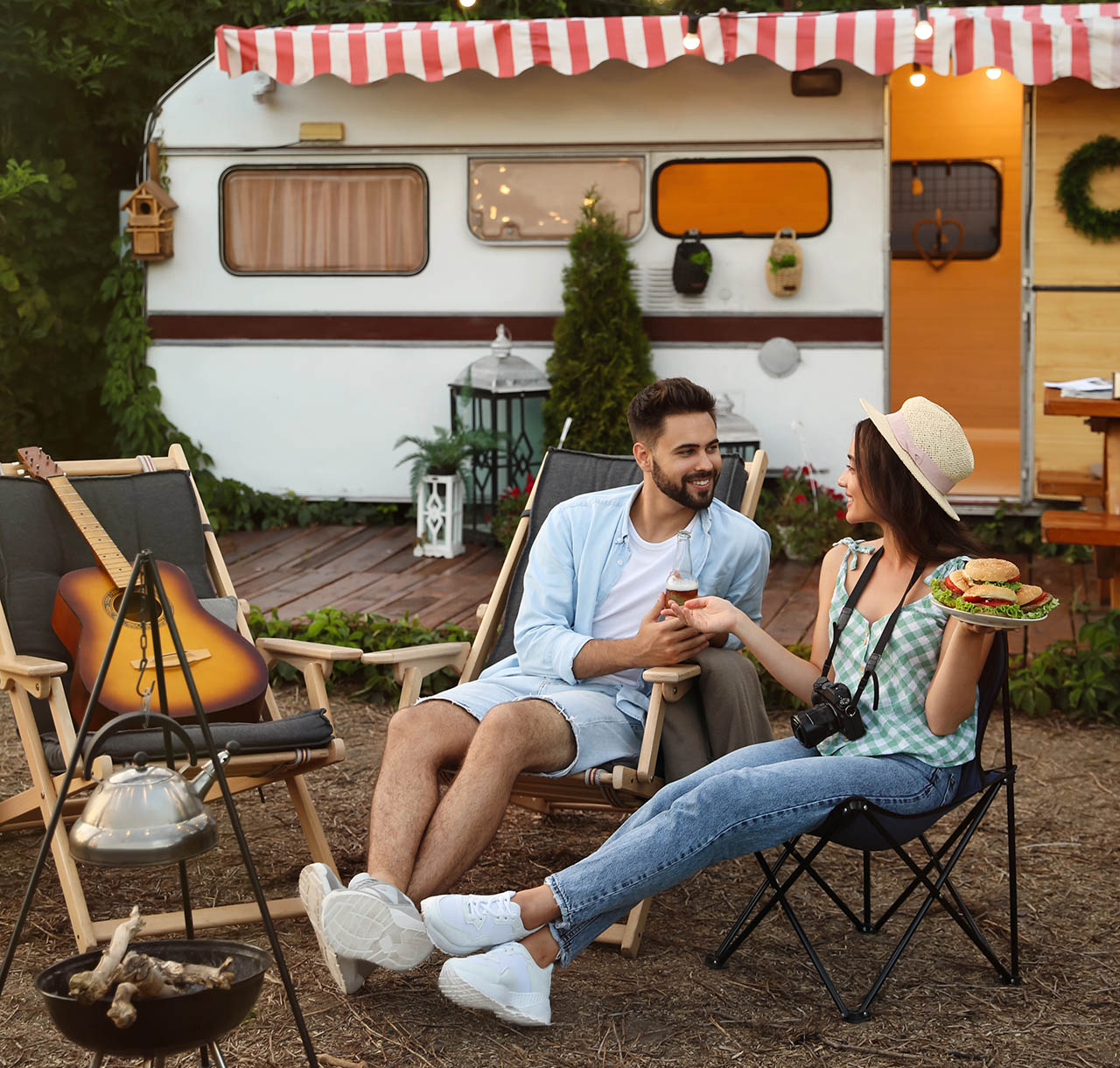 Camping the old fashion way